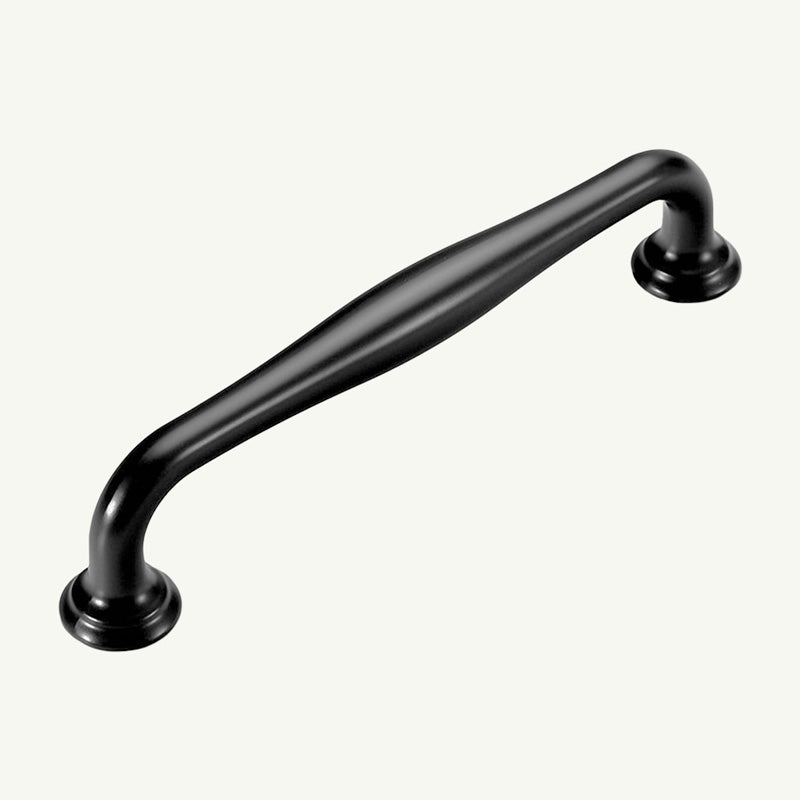 Puxador Metal Alça Preto Fosco 140mm - C3605 – CASANOBILE
