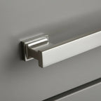 Puxador Metal Níquel Escovado 128mm - C3013