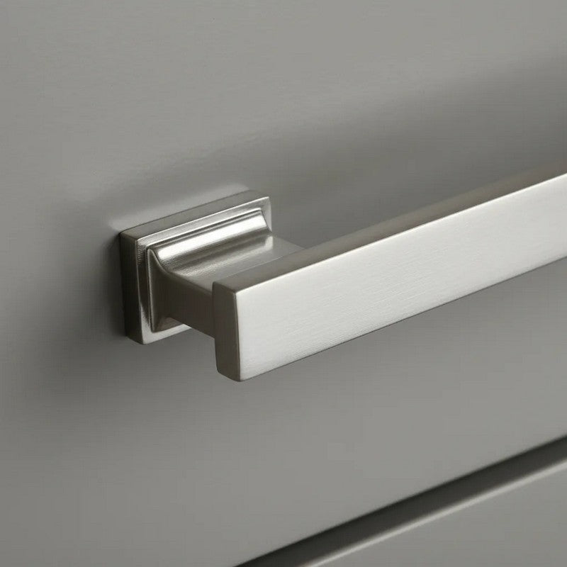 Puxador Metal Níquel Escovado 128mm - C3013