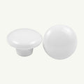 Puxador Porcelana Redondo Branco 38mm - C1101