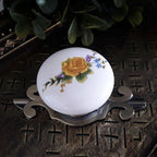 Puxador Porcelana Redondo Estampa 38mm - C1128