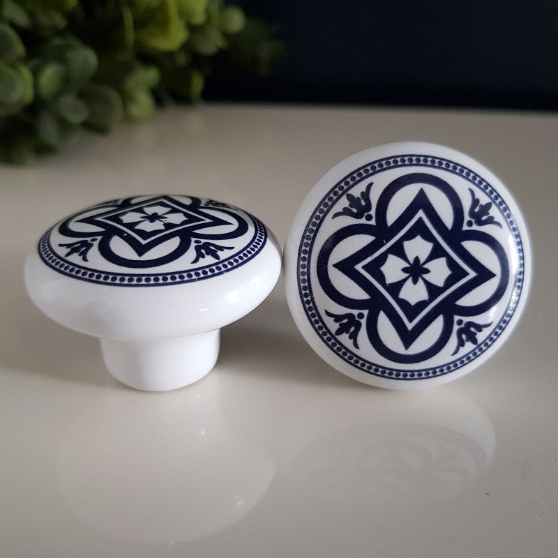 Puxador Porcelana Redondo 38mm - C1144