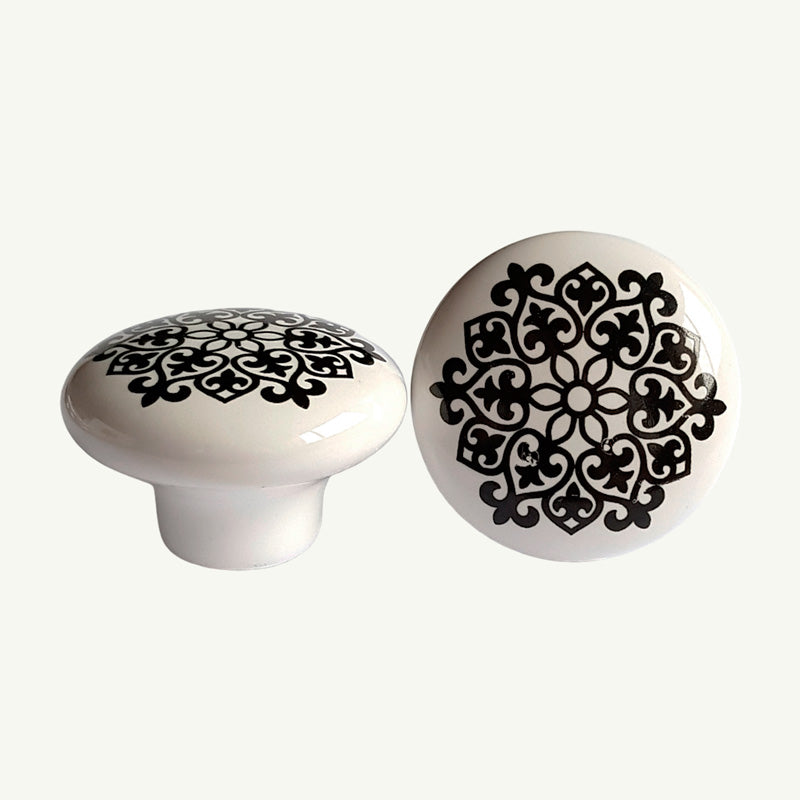 Puxador Porcelana Redondo 38mm - C1146