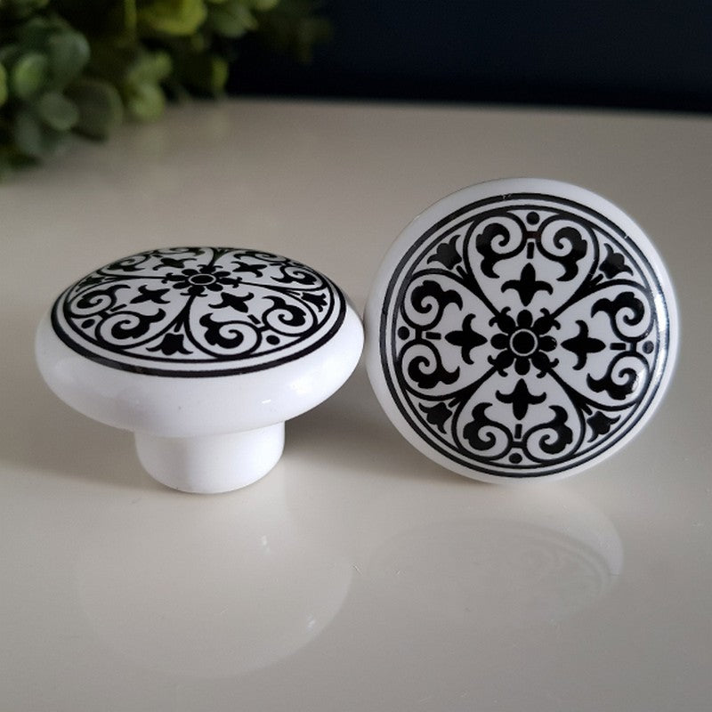 Puxador Porcelana Redondo 38mm - C1147