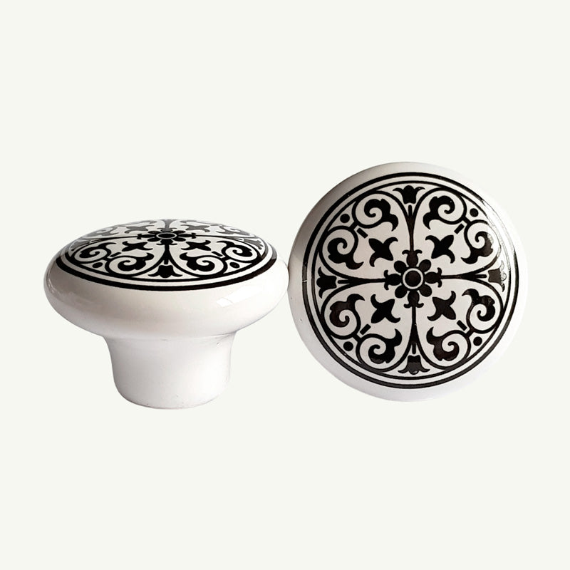 Puxador Porcelana Redondo 38mm - C1147