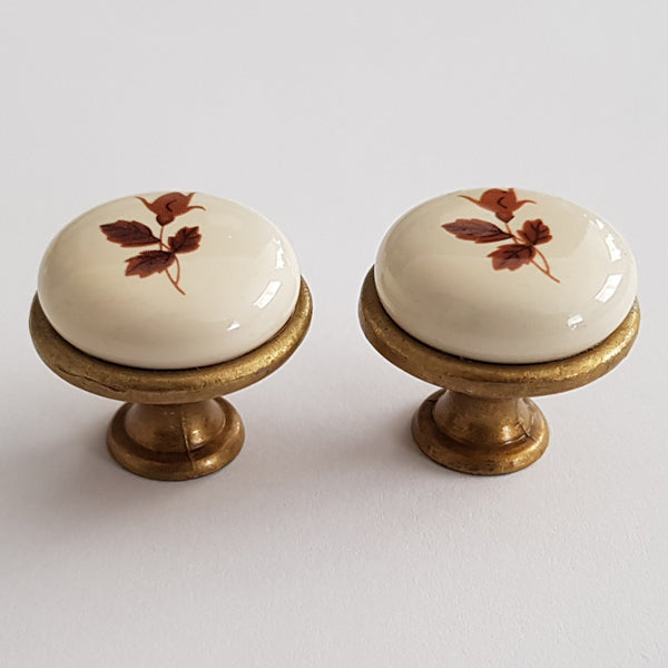 Puxador Porcelana Redondo 27mm - C1411