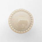 Puxador Porcelana 27mm Creme - C1448