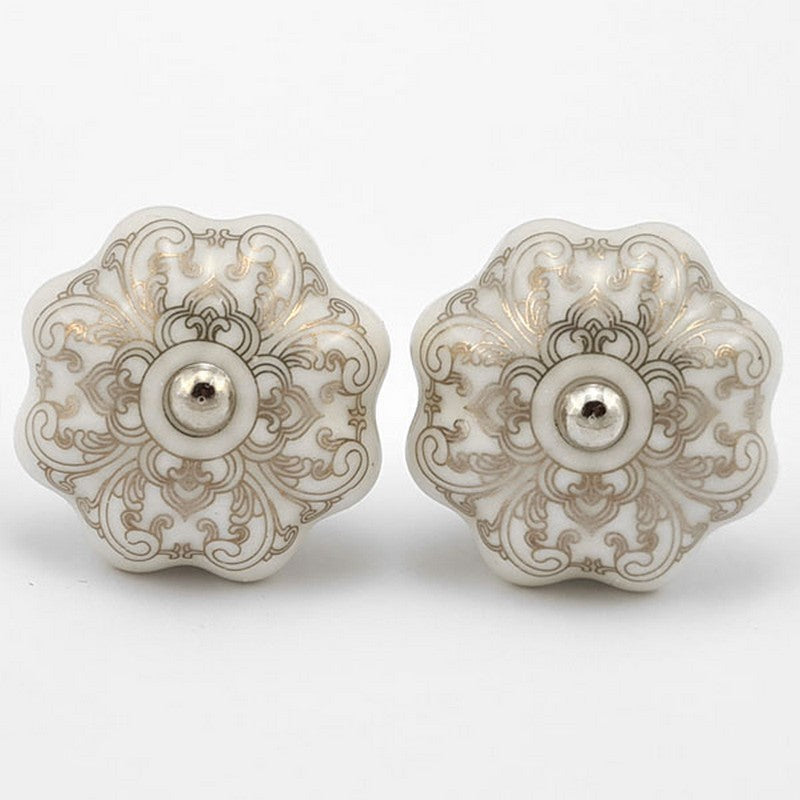 Puxador Porcelana Abóbora 42MM - C1461