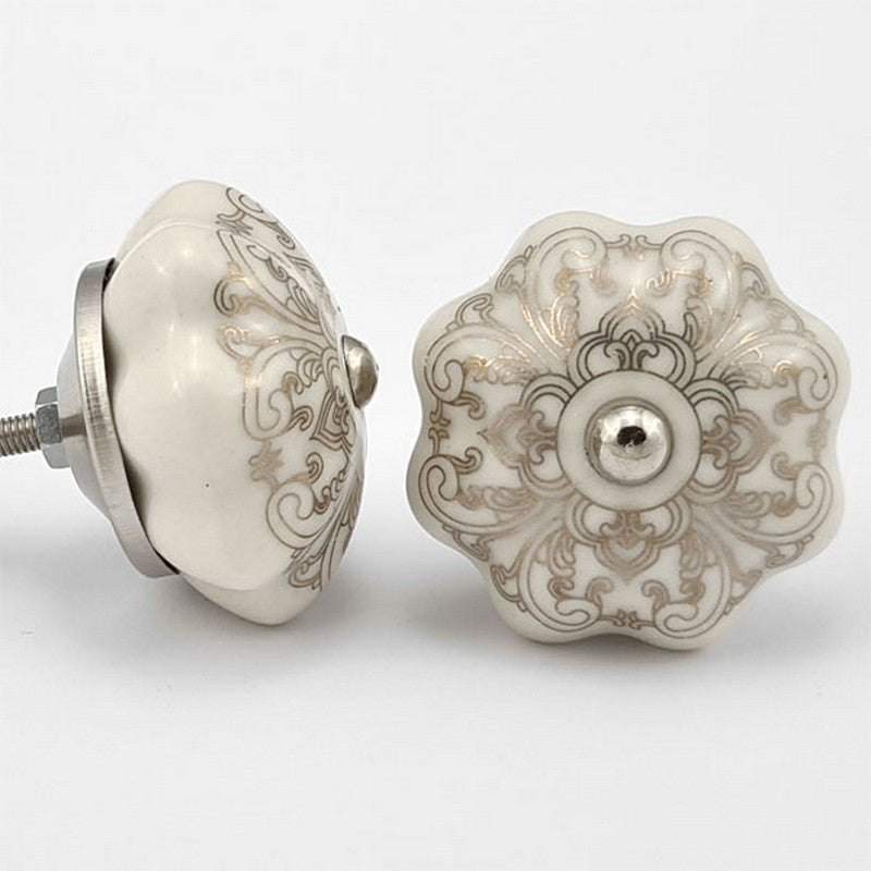 Puxador Porcelana Abóbora 42MM - C1461