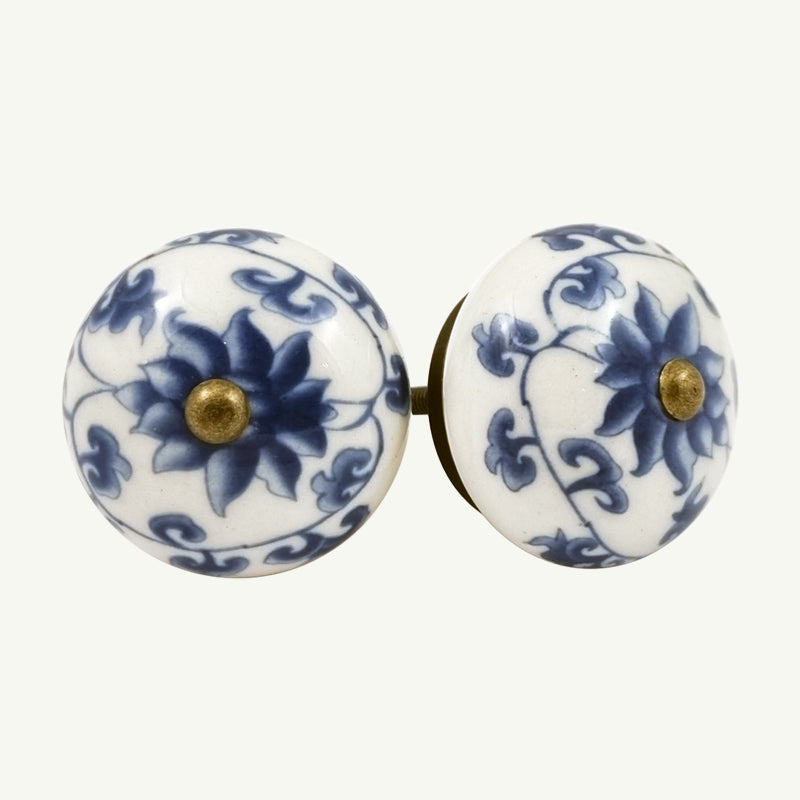 Puxador Porcelana 41MM Antique - C1565