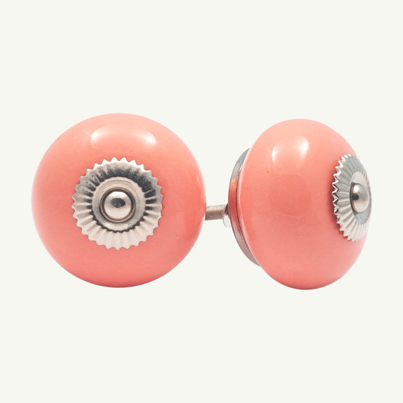 Puxador Porcelana Rosa Claro 41MM - C1518