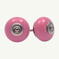 Puxador Porcelana Rosa 41MM - C1519