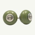 Puxador Porcelana Verde Claro 41MM - C1520
