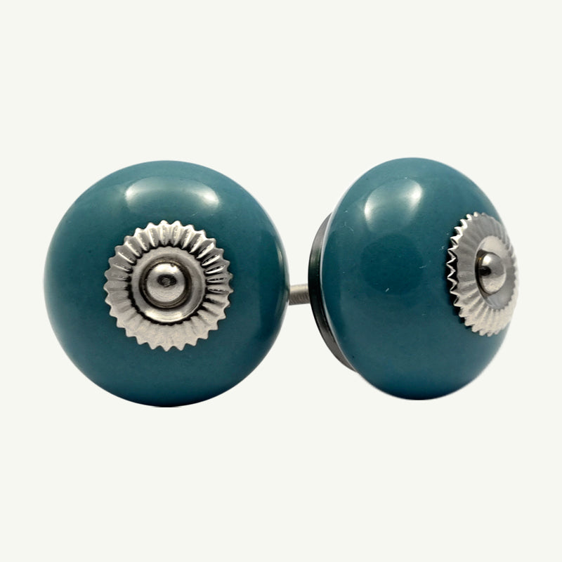 Puxador Porcelana Verde 41MM - C1521