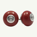 Puxador Porcelana Vermelho 41MM - C1522