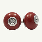 Puxador Porcelana Vermelho 41MM - C1522