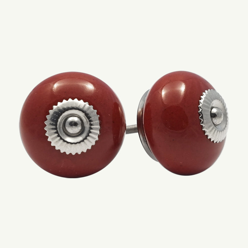 Puxador Porcelana Vermelho 41MM - C1522