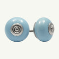 Puxador Porcelana Azul Claro 41MM - C1523