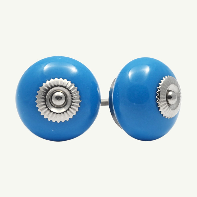 Puxador Porcelana Azul 41MM - C1524