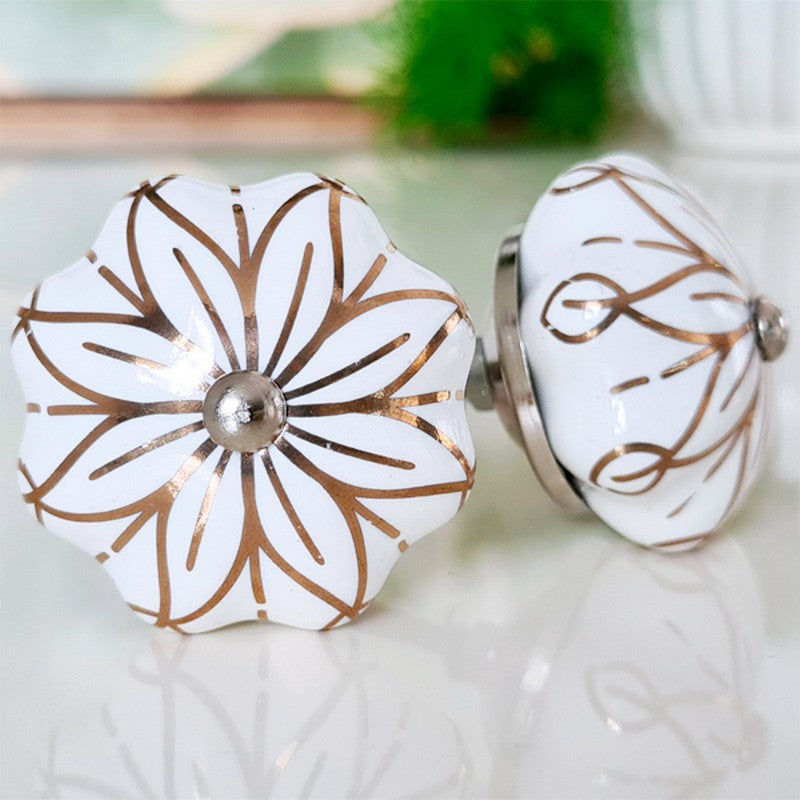 Puxador Porcelana Abóbora 42MM - C1539