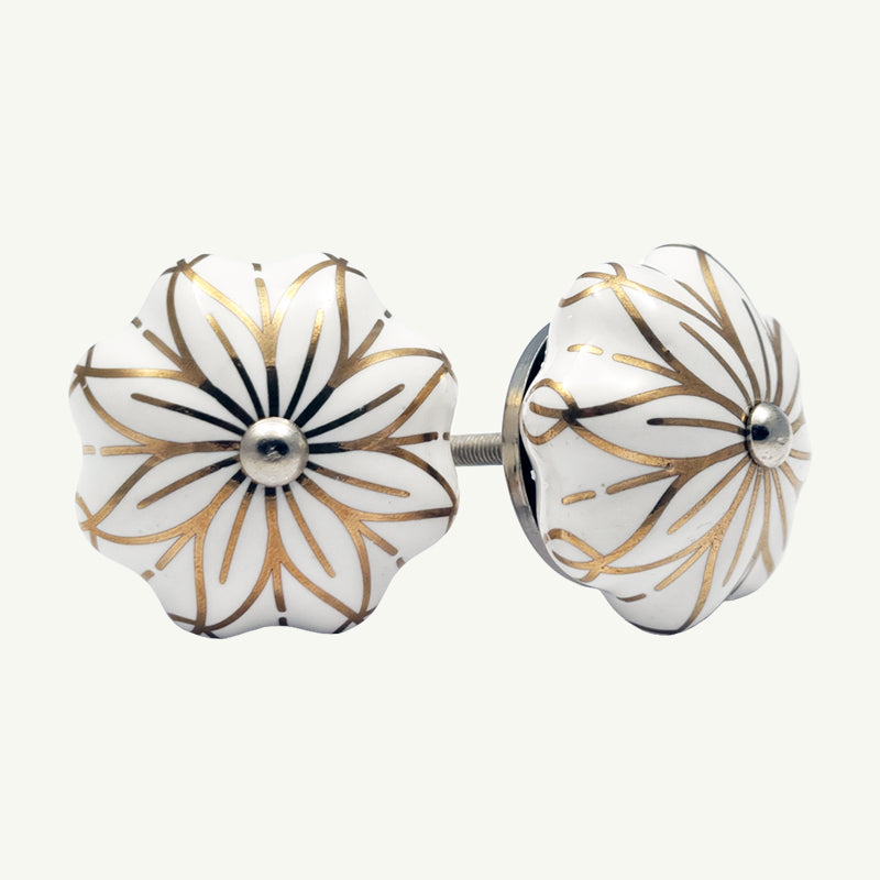 Puxador Porcelana Abóbora 42MM - C1539