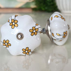 Puxador Porcelana Abóbora 42MM - C1540