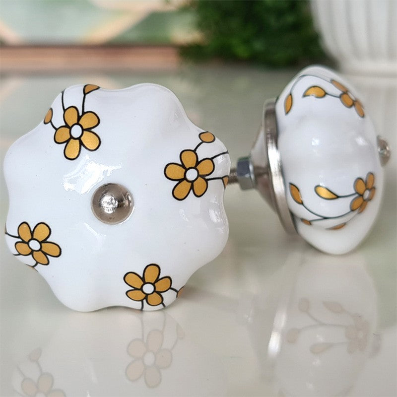 Puxador Porcelana Abóbora 42MM - C1540