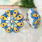 Puxador Porcelana Abóbora 42MM - C1547