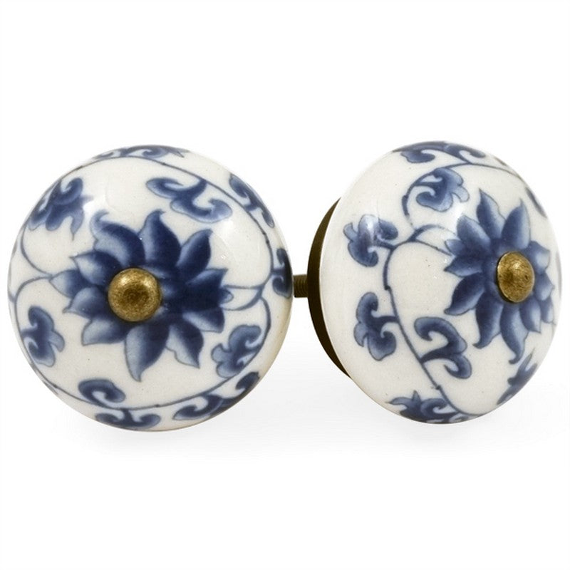 Puxador Porcelana 41MM Antique - C1565