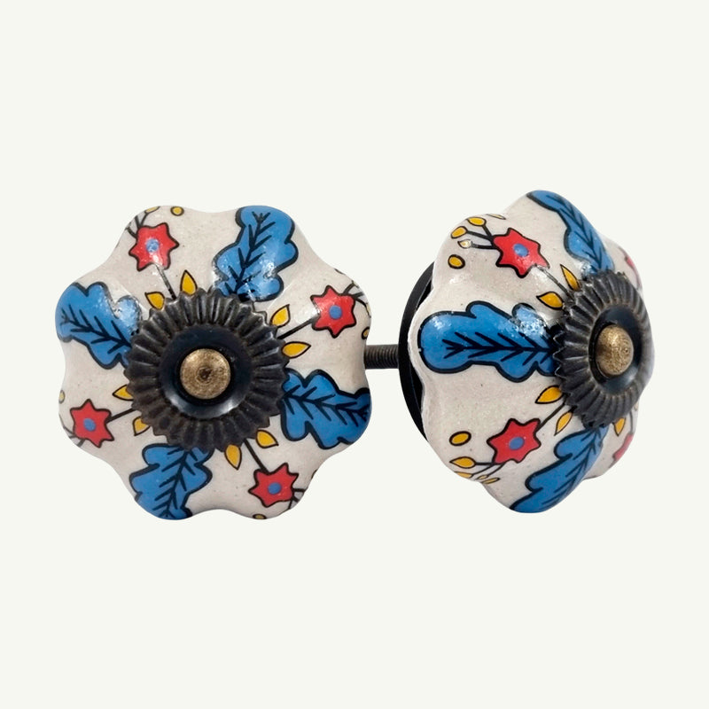 Puxador Porcelana Abóbora 42MM Antique - C1566