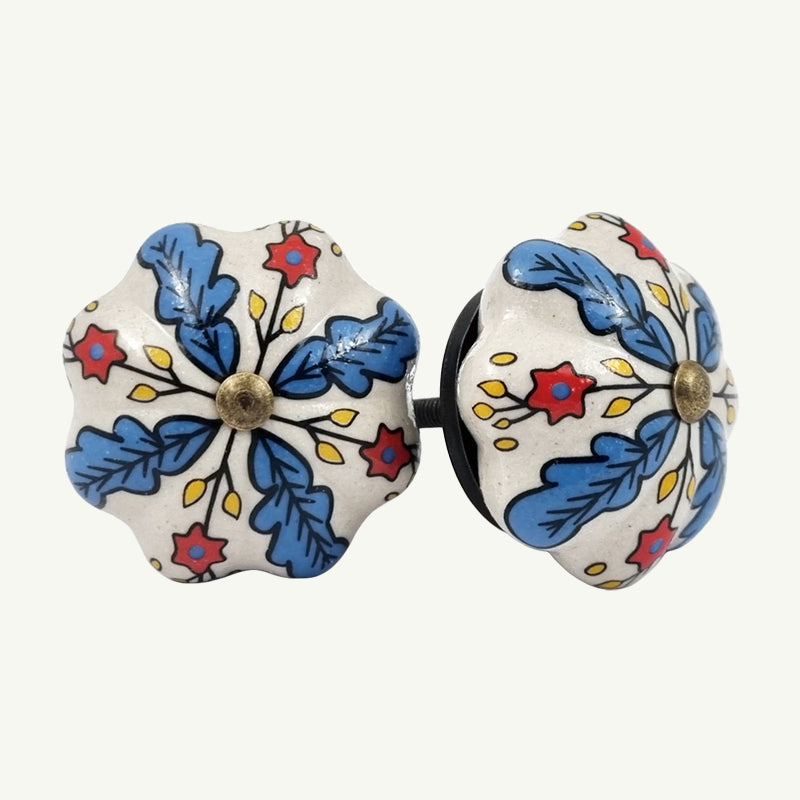 Puxador Porcelana Abóbora 42MM Antique - C1566