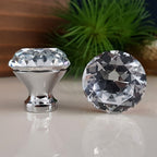 Puxador Cristal Shine 30mm Base Cromada - C2201