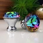 Puxador Cristal Shine 30mm Frutacor Base Cromada - C2204