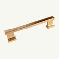 Puxador Metal Dourado Acetinado 128mm - C3009