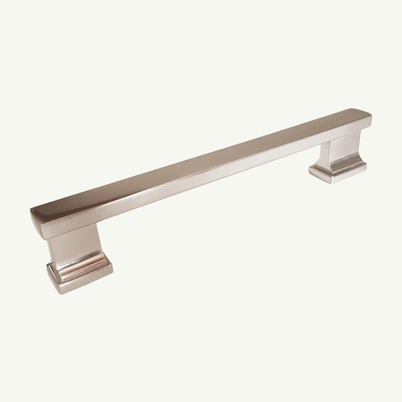 Puxador Metal Níquel Escovado 128mm - C3013