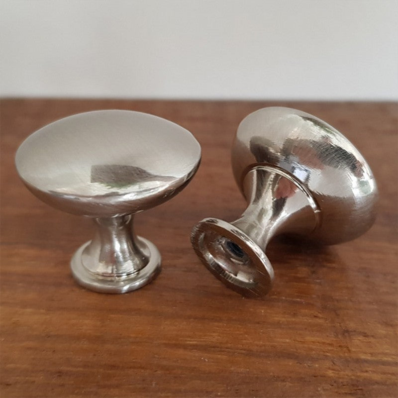 Puxador Ponto Gaveta Armário Niquel Escovado - C3025