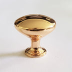 Puxador Ponto Gaveta Armário Dourado Brilho  - C3034