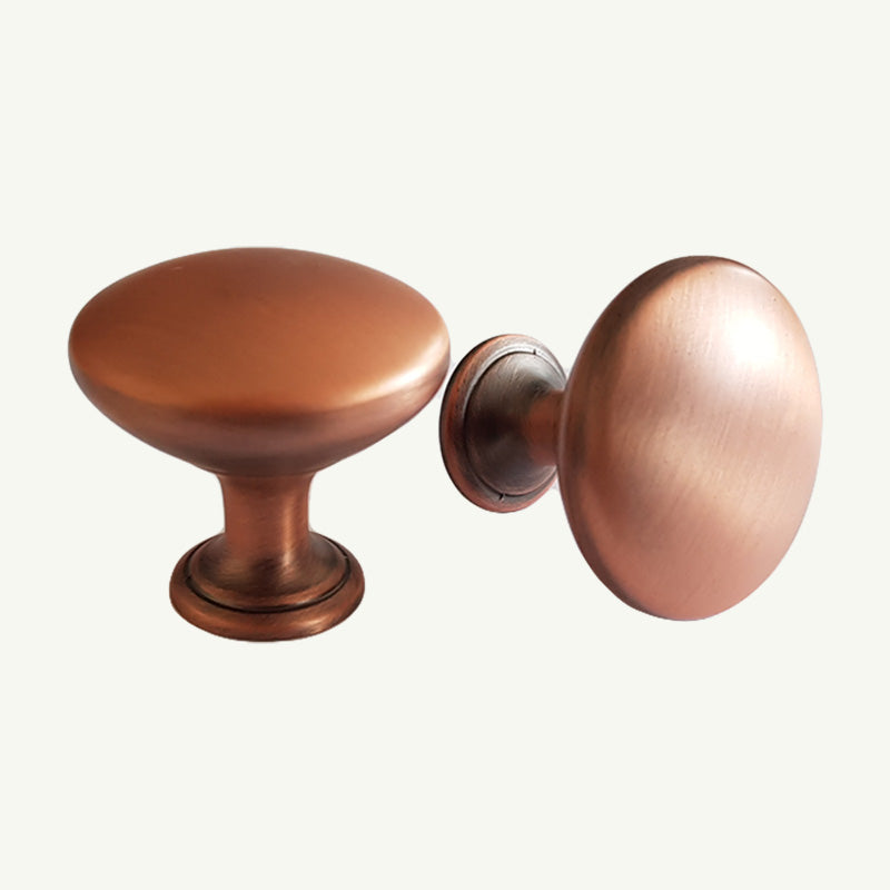 Puxador Ponto Gaveta Armário Cobre Antigo  - C3035