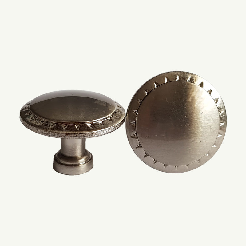 Puxador Ponto Gaveta Armário Níquel Escovado - C3044