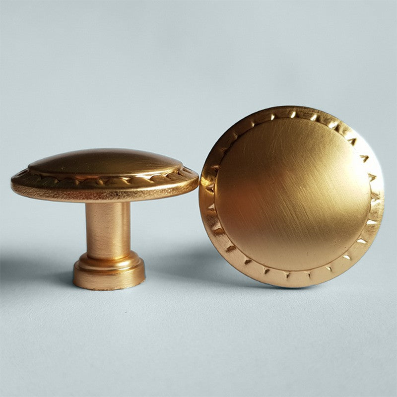 Puxador Ponto Gaveta Armário Dourado Escovado - C3045