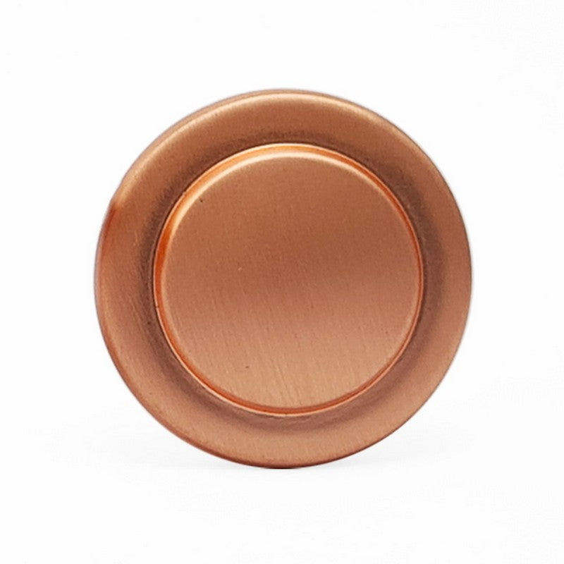 Puxador Ponto Gaveta Armário Cobre Escovado Fosco - C3050