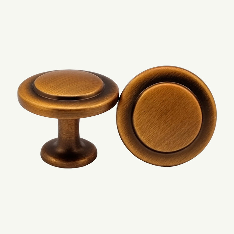 Puxador Ponto Gaveta Armário Café Escovado - C3069