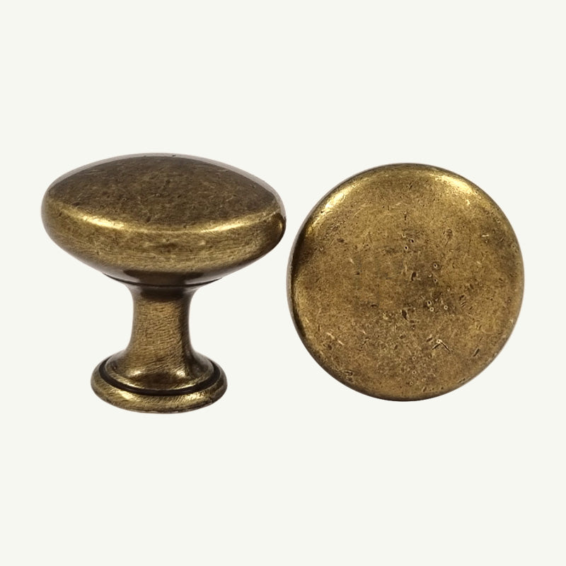 Puxador Ponto Gaveta Armário Ouro Velho  - C3077