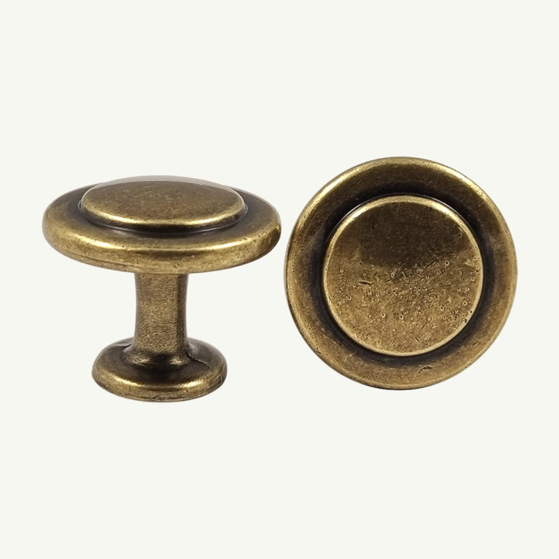 Puxador Ponto Gaveta Armário Ouro Velho - C3079