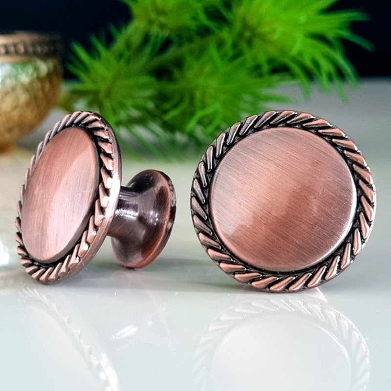 Puxador Ponto Gaveta Armário Cobre Antigo - C3082