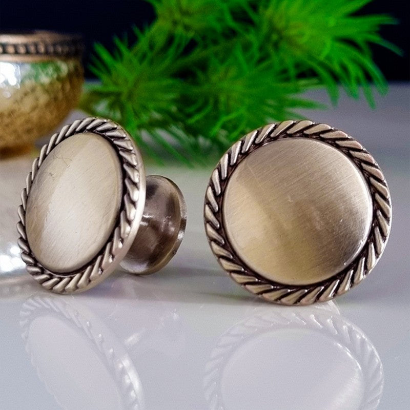 Puxador Ponto Gaveta Armário Ouro Velho - C3083