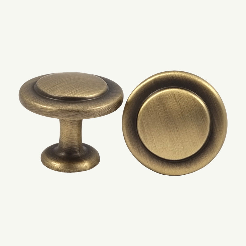 Puxador Ponto Gaveta Armário Bronze Antigo Fosco - C3086