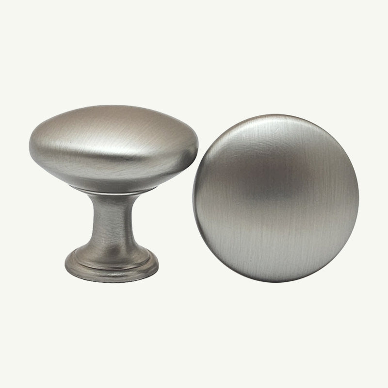 Puxador Ponto Gaveta Armário Niquel Escovado Fosco - C3091