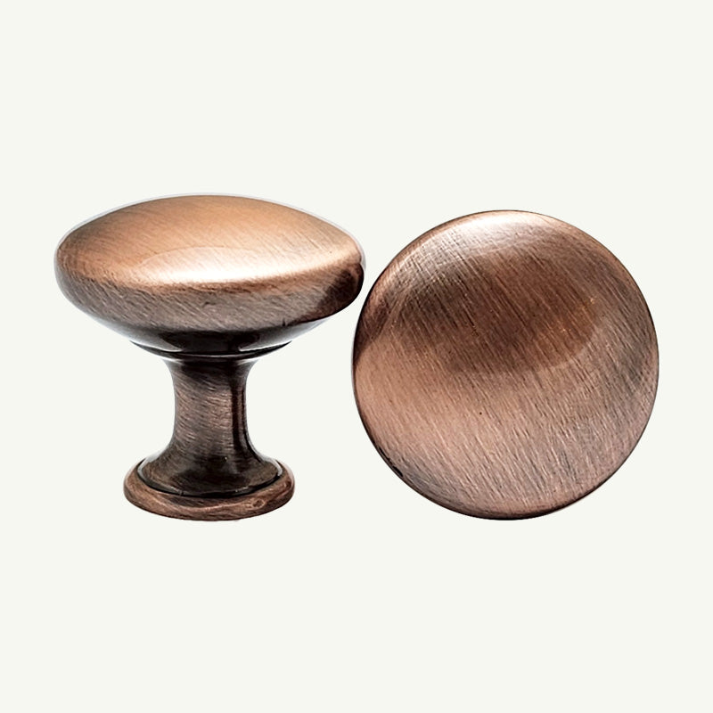 Puxador Ponto Gaveta Armário Cobre Antigo - C3094