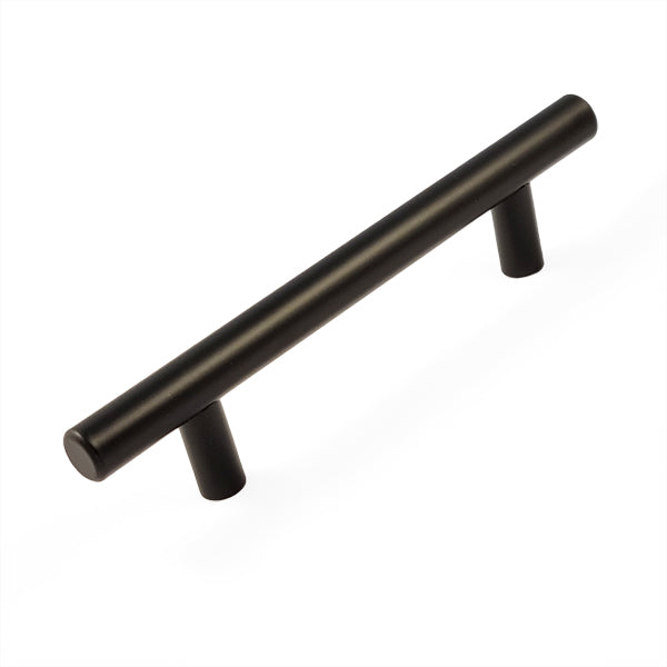 Puxador Haste Aço Inox Preto Fosco 150mm - C3115